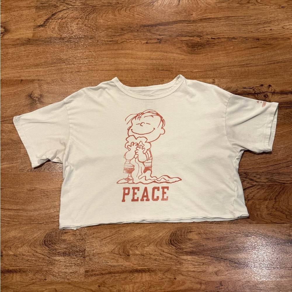 American Eagle X Peanuts Cropped T-Shirt, Women's sz. S